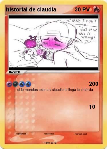 Pokemon historial de claudia