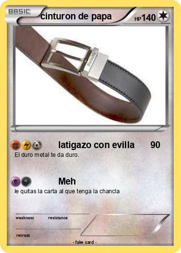 Pokemon cinturon de papa