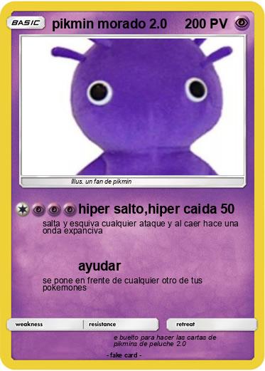 Pokemon pikmin morado 2.0