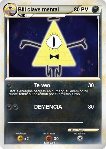 Pokemon Bill clave mental