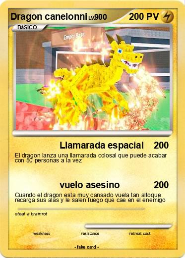 Pokemon Dragon canelonni