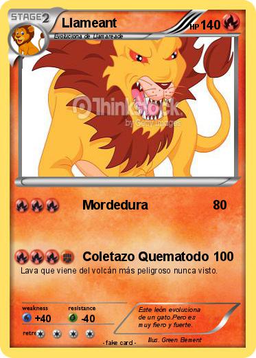 Pokemon Llameant
