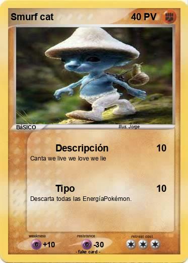 Pokemon Smurf cat