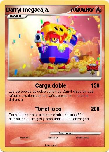 Pokemon Darryl megacaja.              7000