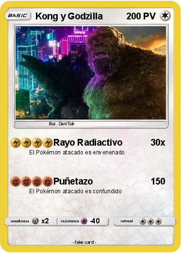 Pokemon Kong y Godzilla