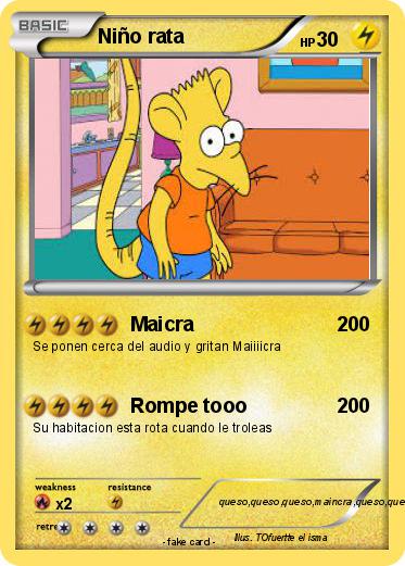 Pokemon Niño rata