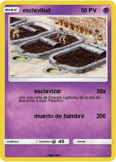 Pokemon esclavitud