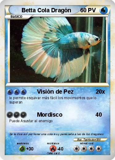Pokemon Betta Cola Dragón