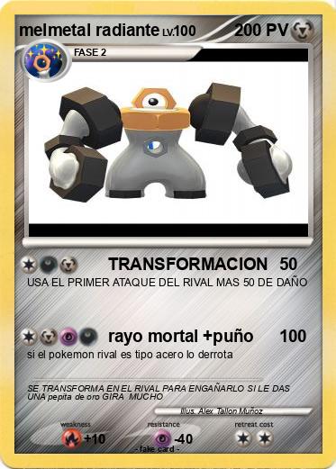 Pokemon melmetal radiante
