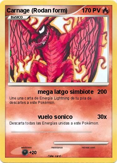 Pokemon Carnage (Rodan form) Pokemon Carnage (Rodan form)