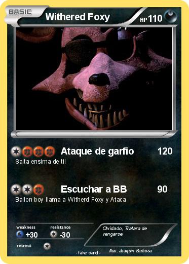 Pokemon Withered Foxy