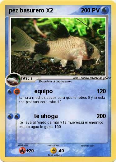 Pokemon pez basurero X2