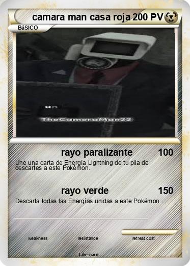 Pokemon camara man casa roja