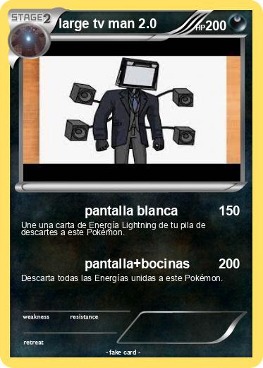 Pokemon large tv man 2.0