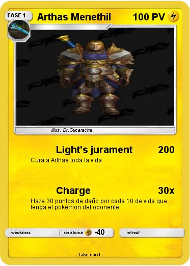 Pokemon Arthas Menethil