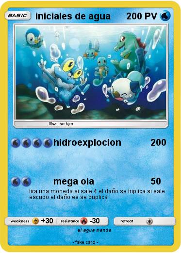 Pokemon iniciales de agua