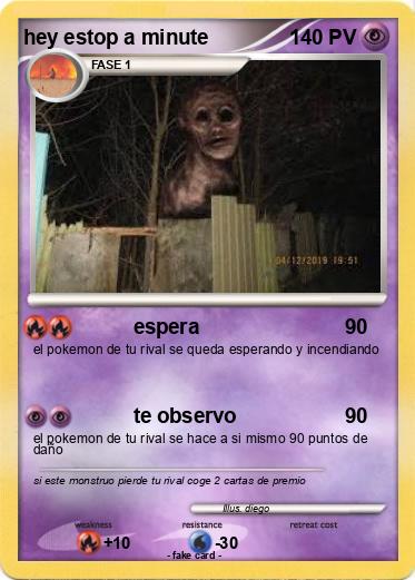 Pokemon hey estop a minute