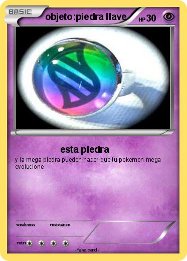 Pokemon objeto:piedra llave