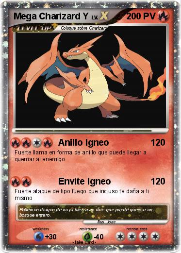 Pokemon Mega Charizard Y