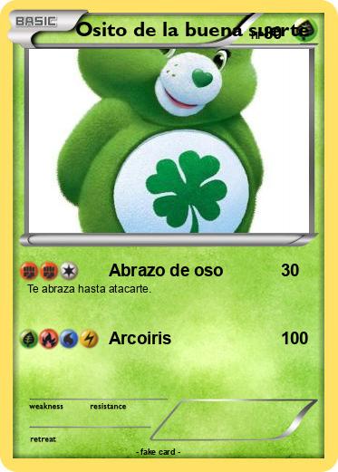Pokemon Osito de la buena suerte