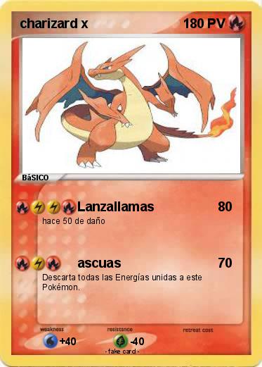 Pokemon charizard x