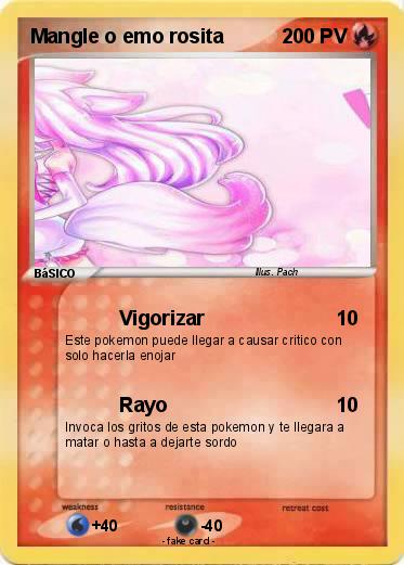 Pokemon Mangle o emo rosita