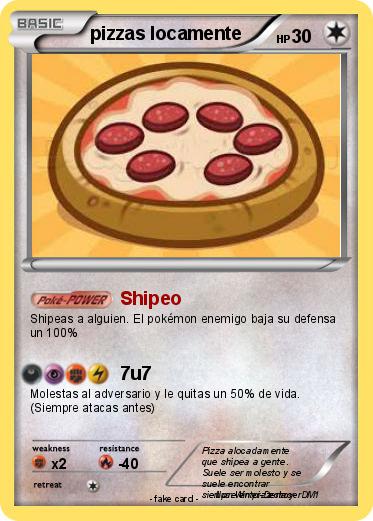 Pokemon pizzas locamente