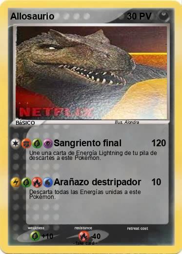 Pokemon Allosaurio