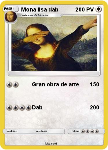 Pokemon Mona lisa dab