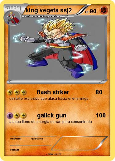 Pokemon king vegeta ssj2