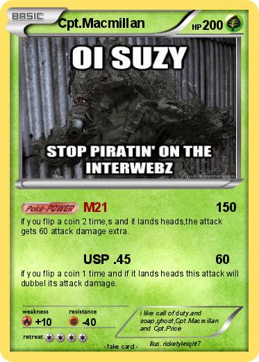 Pokemon Cpt.Macmillan