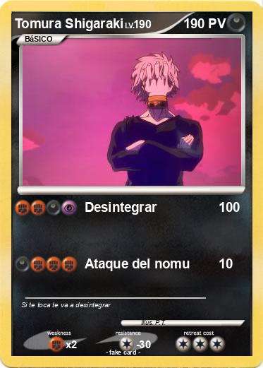 Pokemon Tomura Shigaraki
