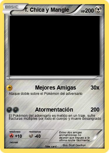 Pokemon T. Chica y Mangle