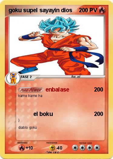 Pokemon goku supel sayayin dios