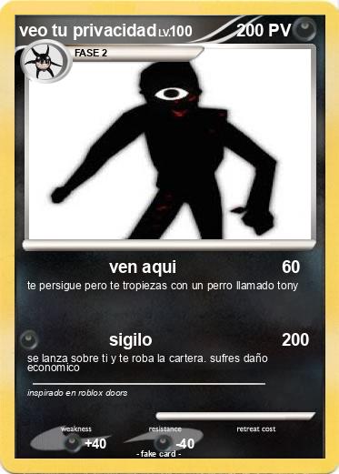 Pokemon veo tu privacidad