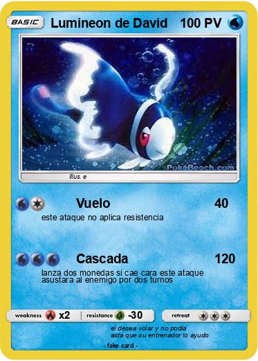 Pokemon Lumineon de David