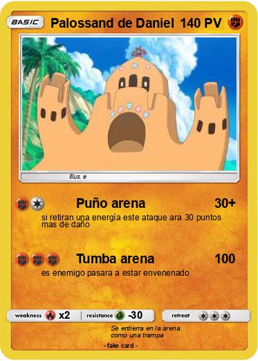Pokemon Palossand de Daniel
