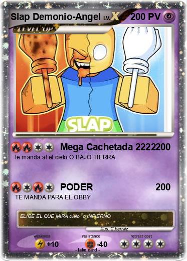 Pokemon Slap Demonio-Angel Pokemon Slap Demonio-Angel