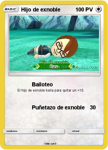 Pokemon Hijo de exnoble