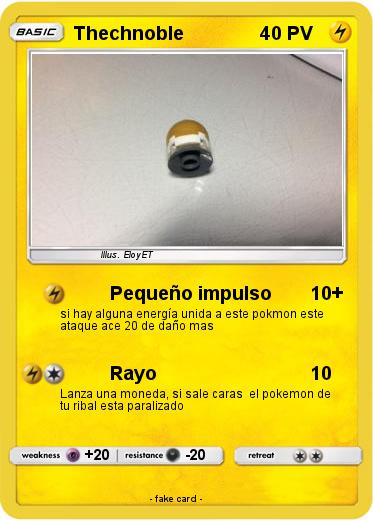 Pokemon Thechnoble
