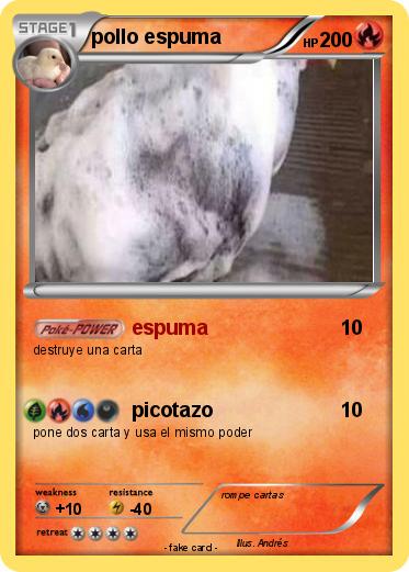 Pokemon pollo espuma