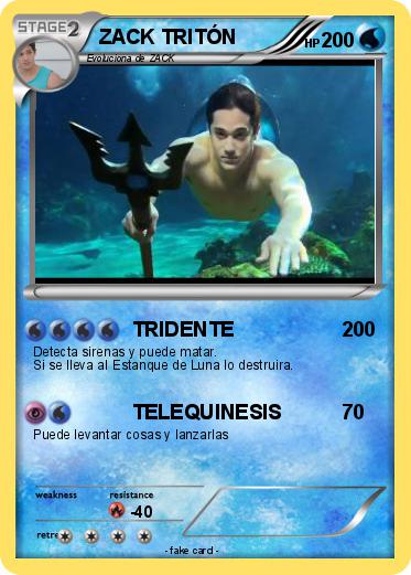 Pokemon ZACK TRITÓN
