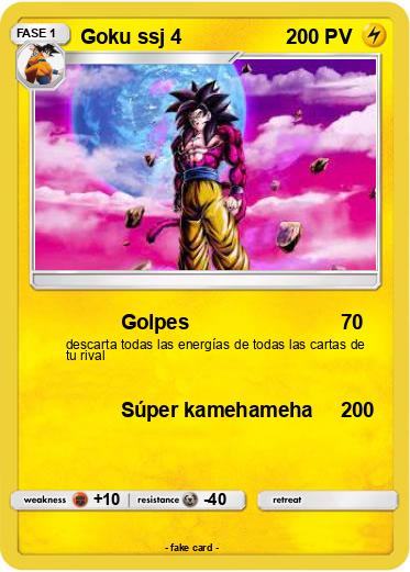 Pokemon Goku ssj 4