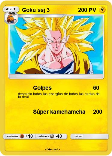 Pokemon Goku ssj 3