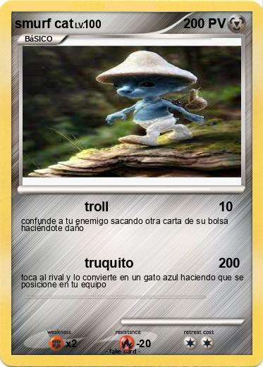 Pokemon smurf cat