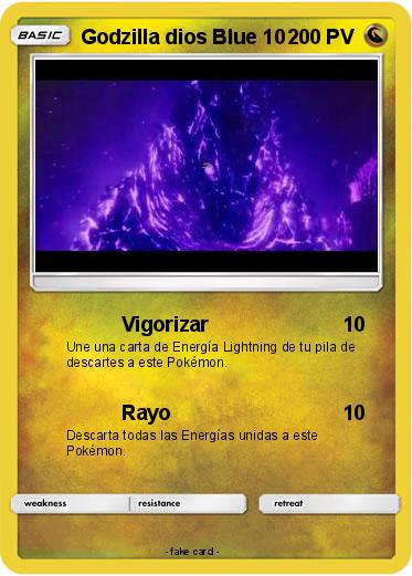 Pokemon Godzilla dios Blue 10