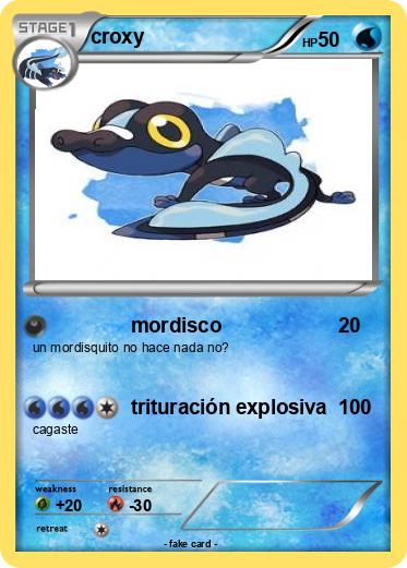 Pokemon croxy