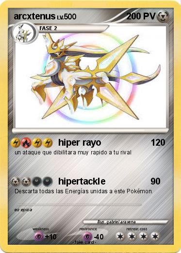 Pokemon arcxtenus