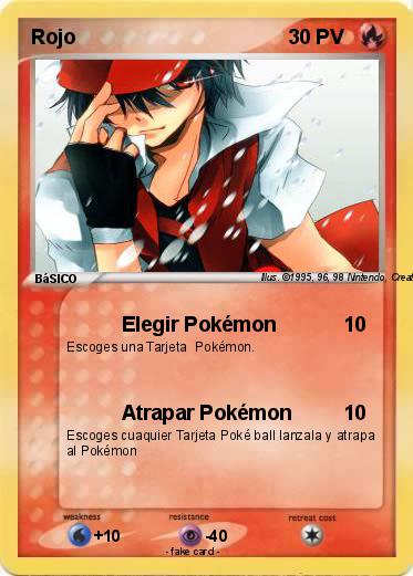 Pokemon Rojo