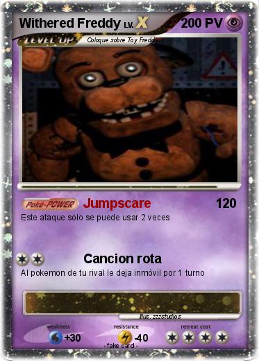 Pokemon Withered Freddy
